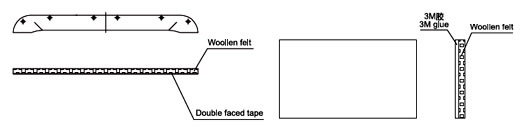 Automobile Woolen Felt, Chemical Fiber Felt